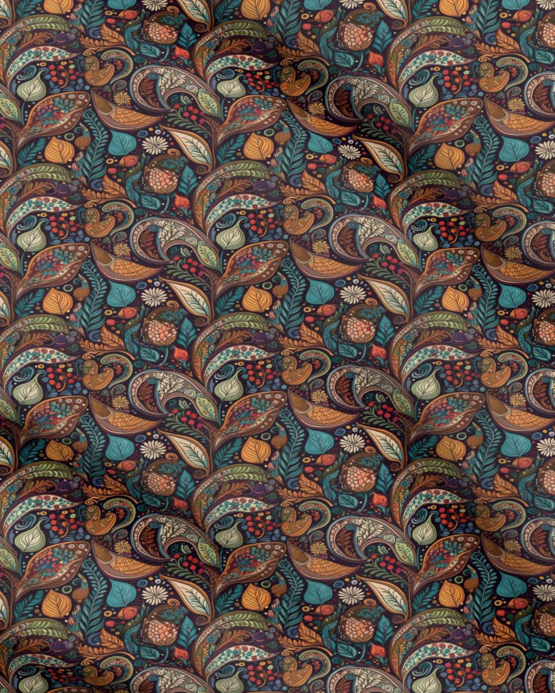 Repeat Pattern Fabric - Deco Garden Botanicals