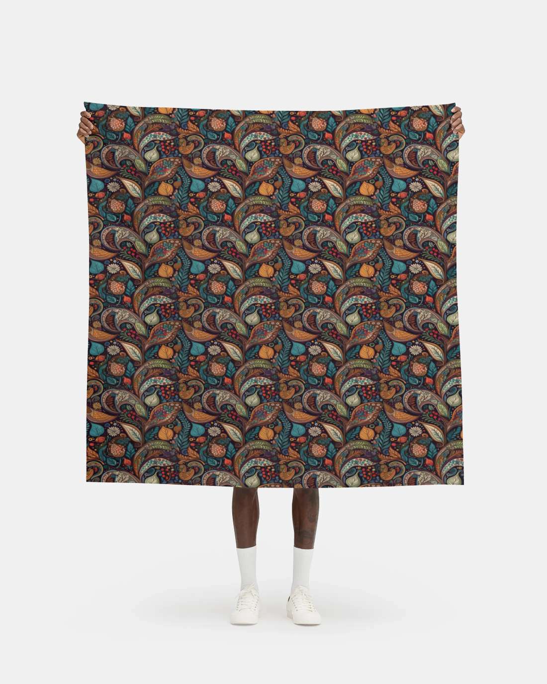 Repeat Pattern Fabric - Deco Garden Botanicals