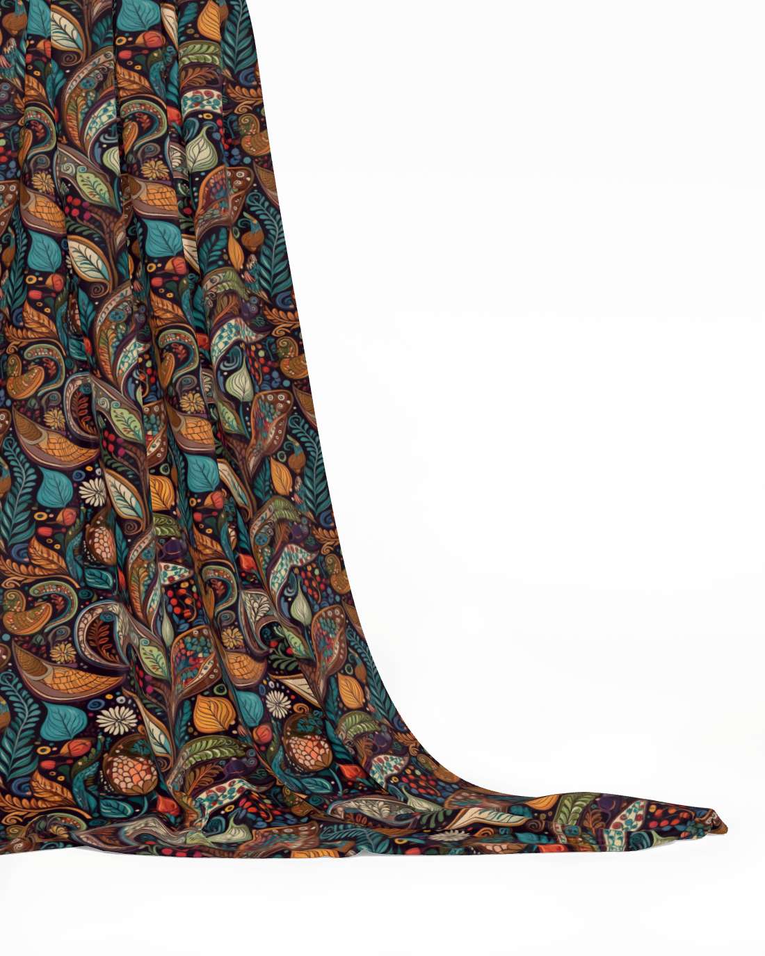 Repeat Pattern Fabric - Deco Garden Botanicals