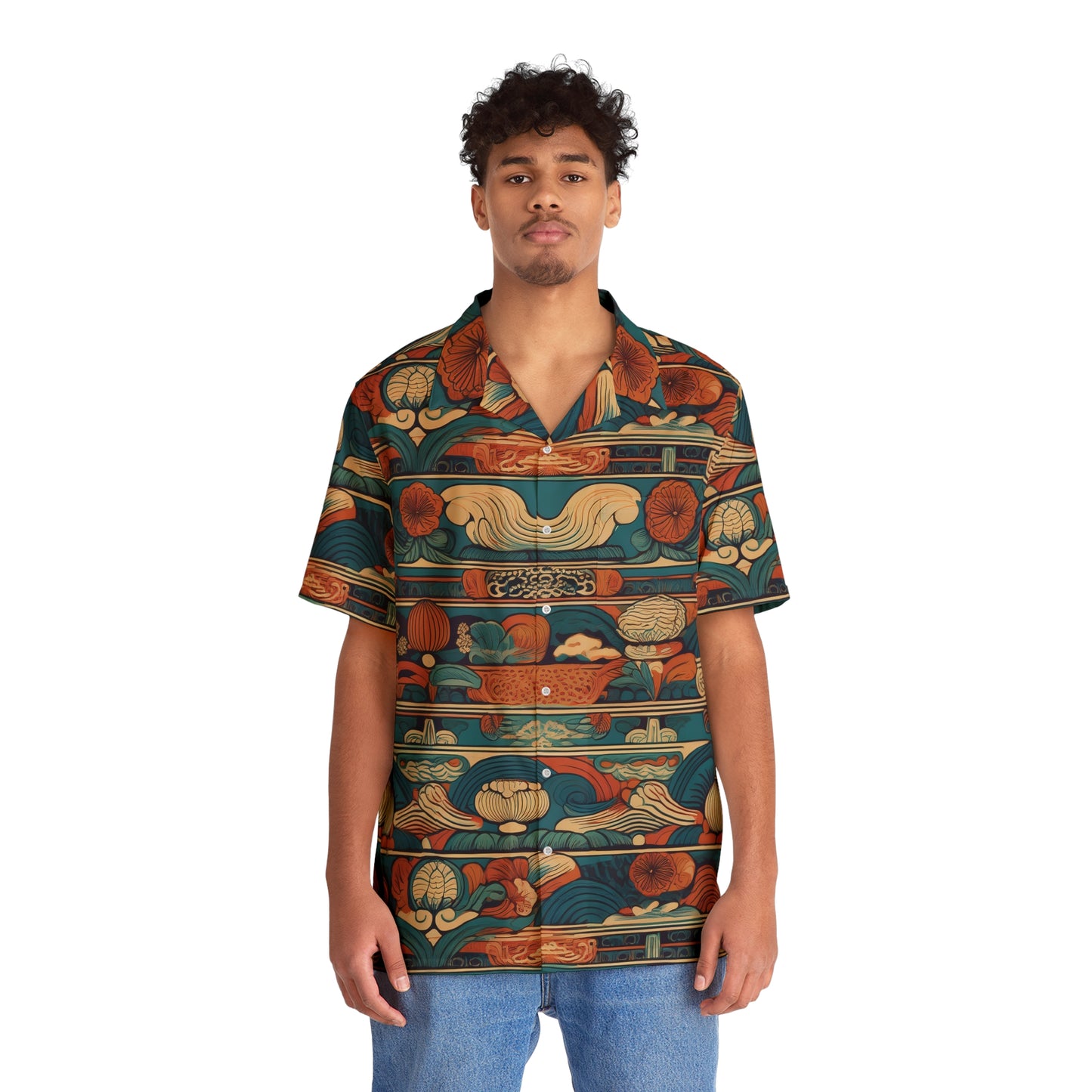 Tropical Vibes Men's Hawaiian Shirt - Perfect for Summer Luau Parties & Beach Days