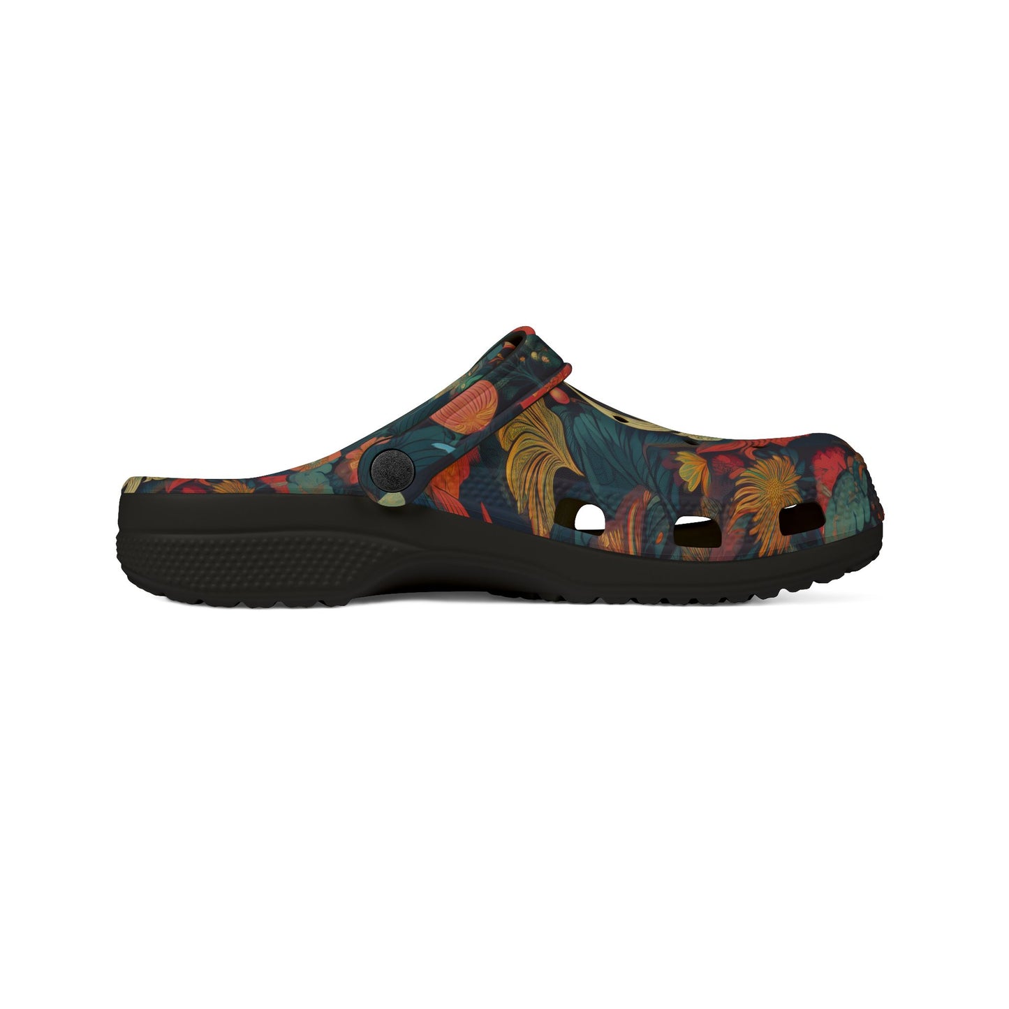 Artistic EVA Foam Rubber Clogs - Dragon Design for Comfort and Style