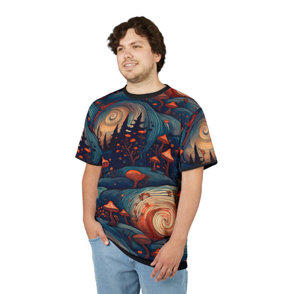 Psychedelic Mushroom Unisex Tee - Vibrant Art for Nature Lovers