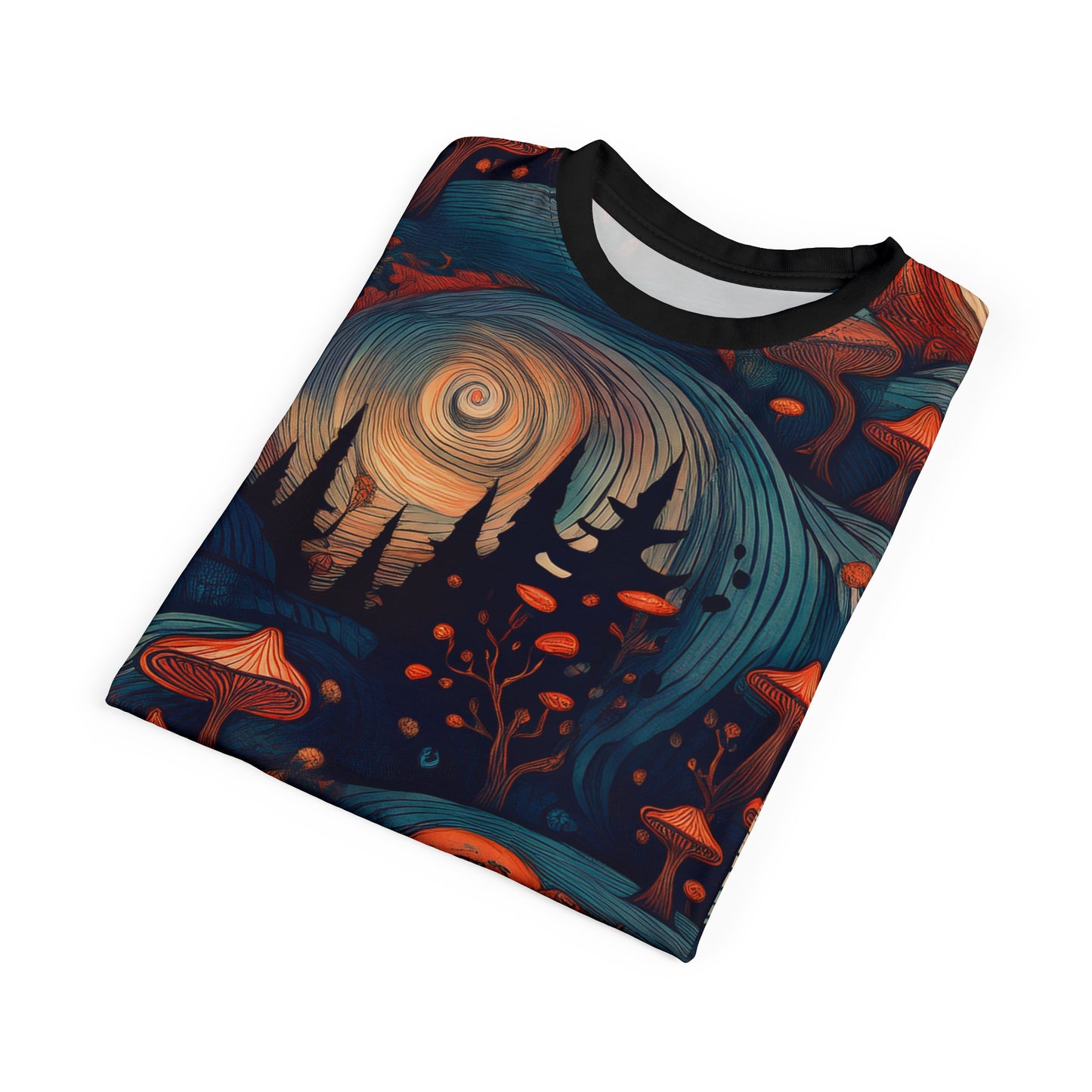 Psychedelic Mushroom Unisex Tee - Vibrant Art for Nature Lovers