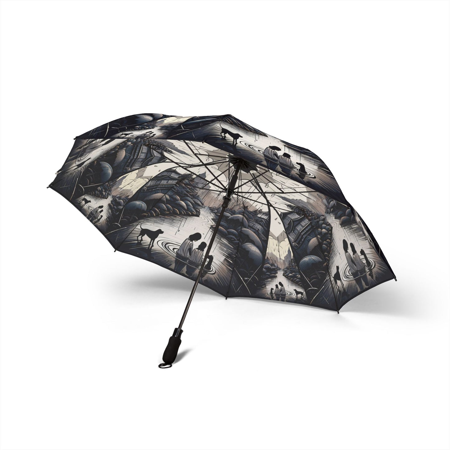 Chic Umbrella for Dog and Nature Lovers, Travel Companion, Rainy Day Essential, Gift for Outdoor Enthusiasts, Stylish Foldable Canopy