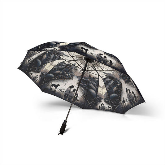 Chic Umbrella for Dog and Nature Lovers, Travel Companion, Rainy Day Essential, Gift for Outdoor Enthusiasts, Stylish Foldable Canopy