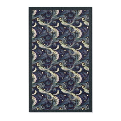 Elegant Swirl Area Rugs | Boho Living Room Decor, Textured Floor Mat, Unique Home Accent, Modern Ethnic Design, Gift Ideas