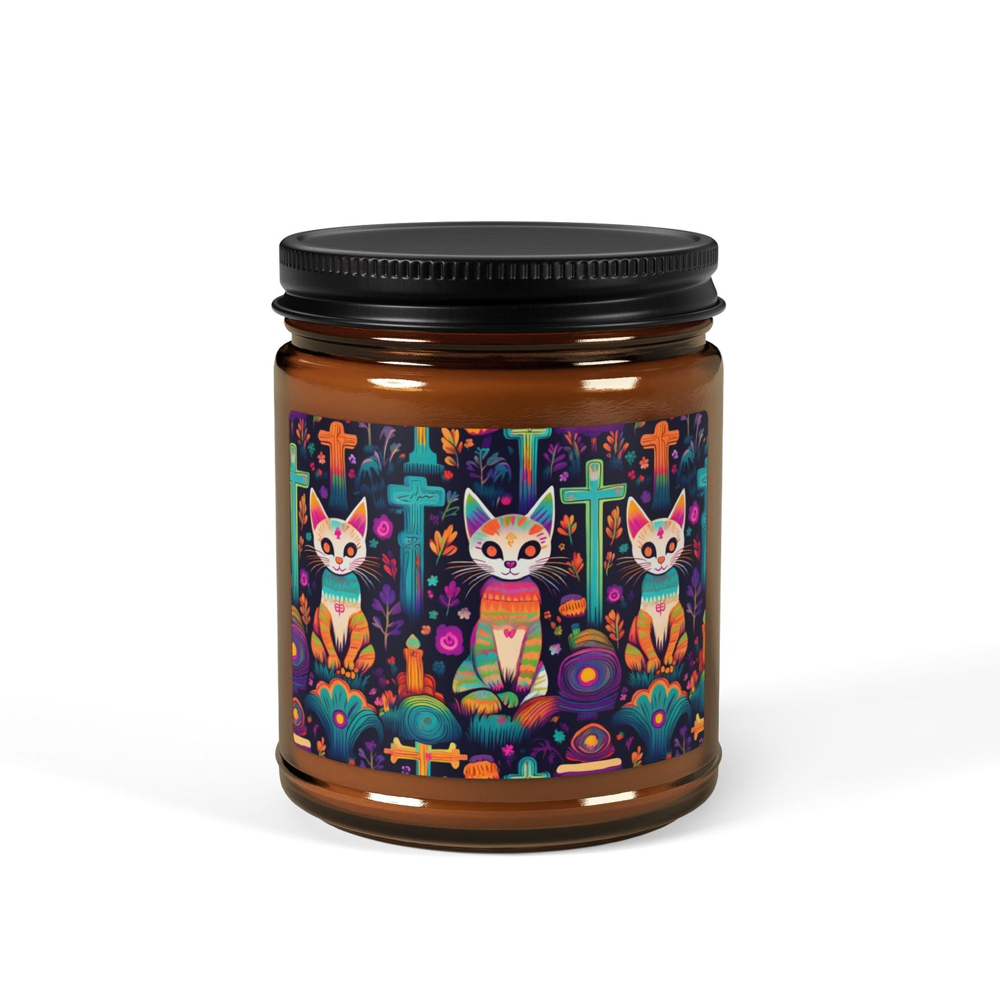 Soy Candle - Halloween Sematary For Cats