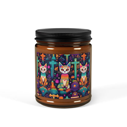 Soy Candle - Halloween Sematary For Cats