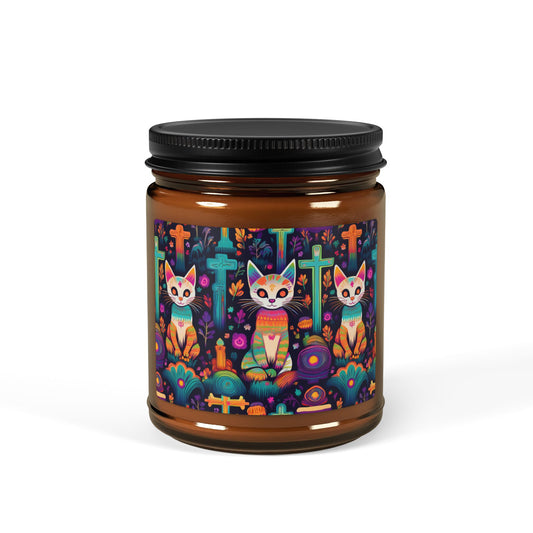 Soy Candle - Halloween Sematary For Cats