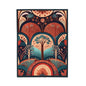 Throw Blanket - Art Deco Tree Pattern Design