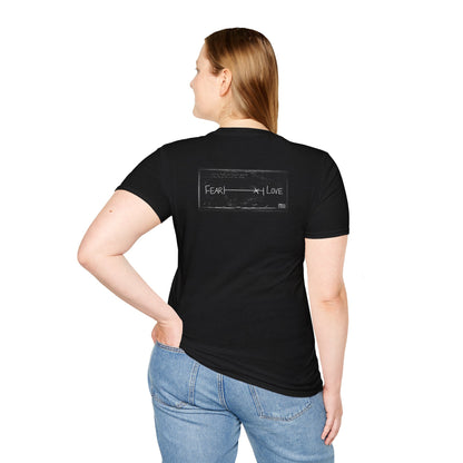 Fear vs. Love Graphic T-Shirt — “I’m Not Afraid Anymore”