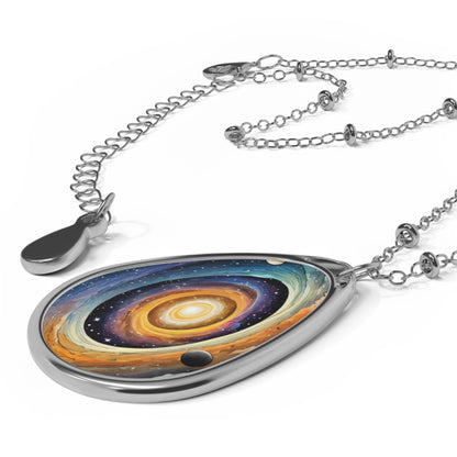 Necklace, Spiral Galaxy Jewelry, Space Pendant, Celestial Necklace, Galaxy Accessories, Cosmic Necklace