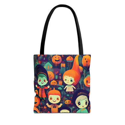 Halloween Trick-or-Treat Kids - Carry all Tote, Ideal for Parties, Eco-Friendly Reusable Shopper, Halloween Gift
