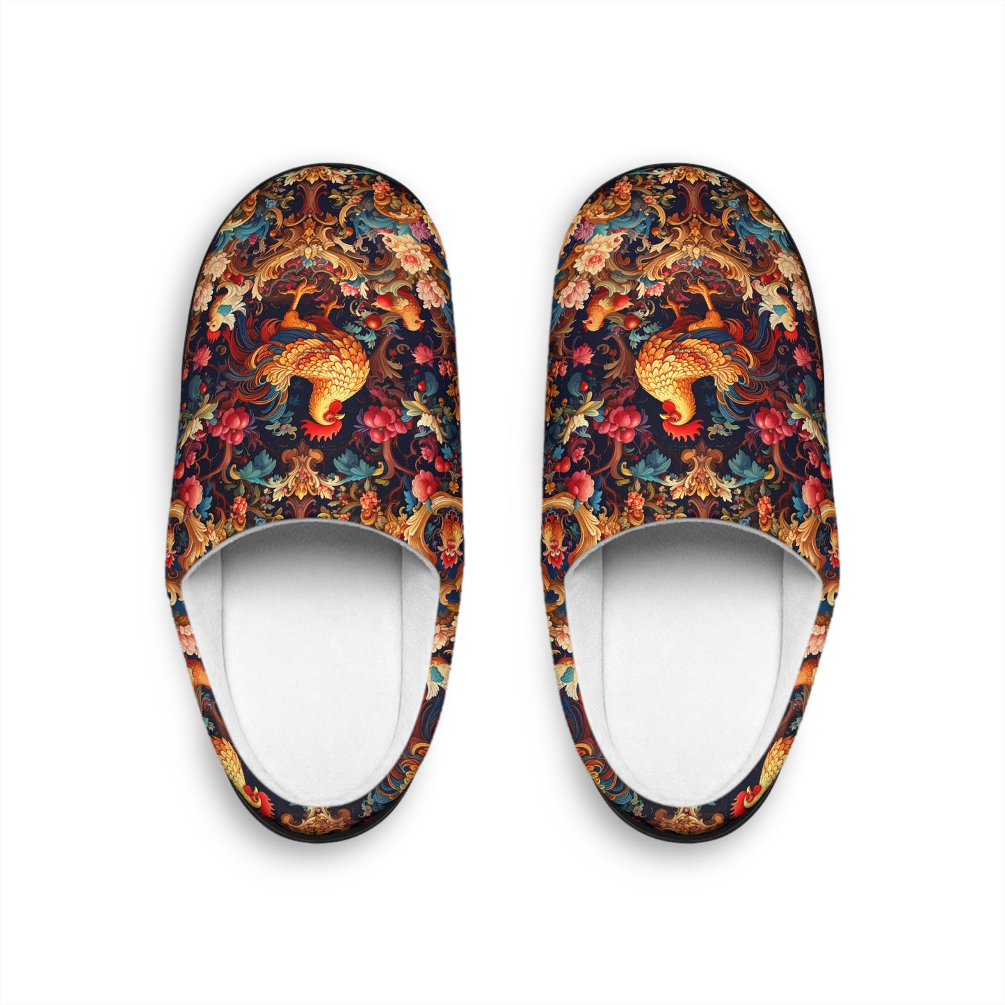 Elegant Chicken Pattern Women's Indoor House Slippers