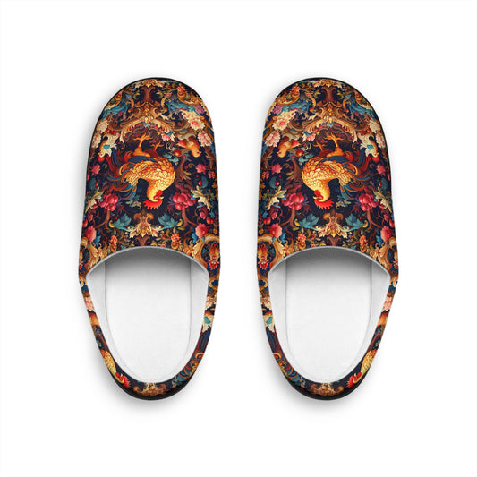 Elegant Chicken Pattern Women's Indoor House Slippers