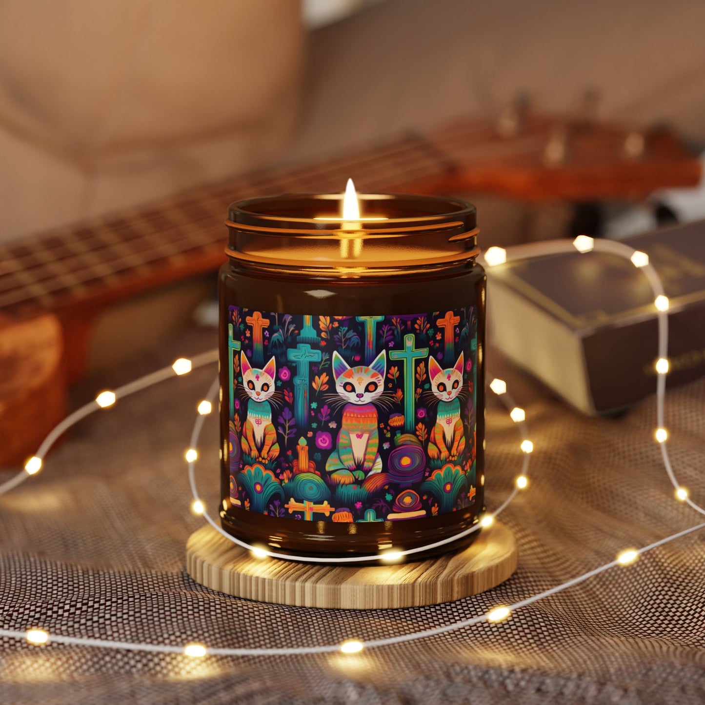 Soy Candle - Halloween Sematary For Cats