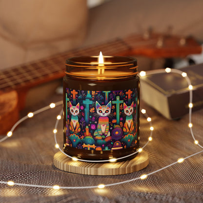 Soy Candle - Halloween Sematary For Cats