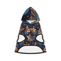Space Dog Dog Hoodie, Small Breed Dog Psychedelic Print Sweatshirt, Vibrant Animal Pet Owner Gift, Colorful Stars Swirls Pullover