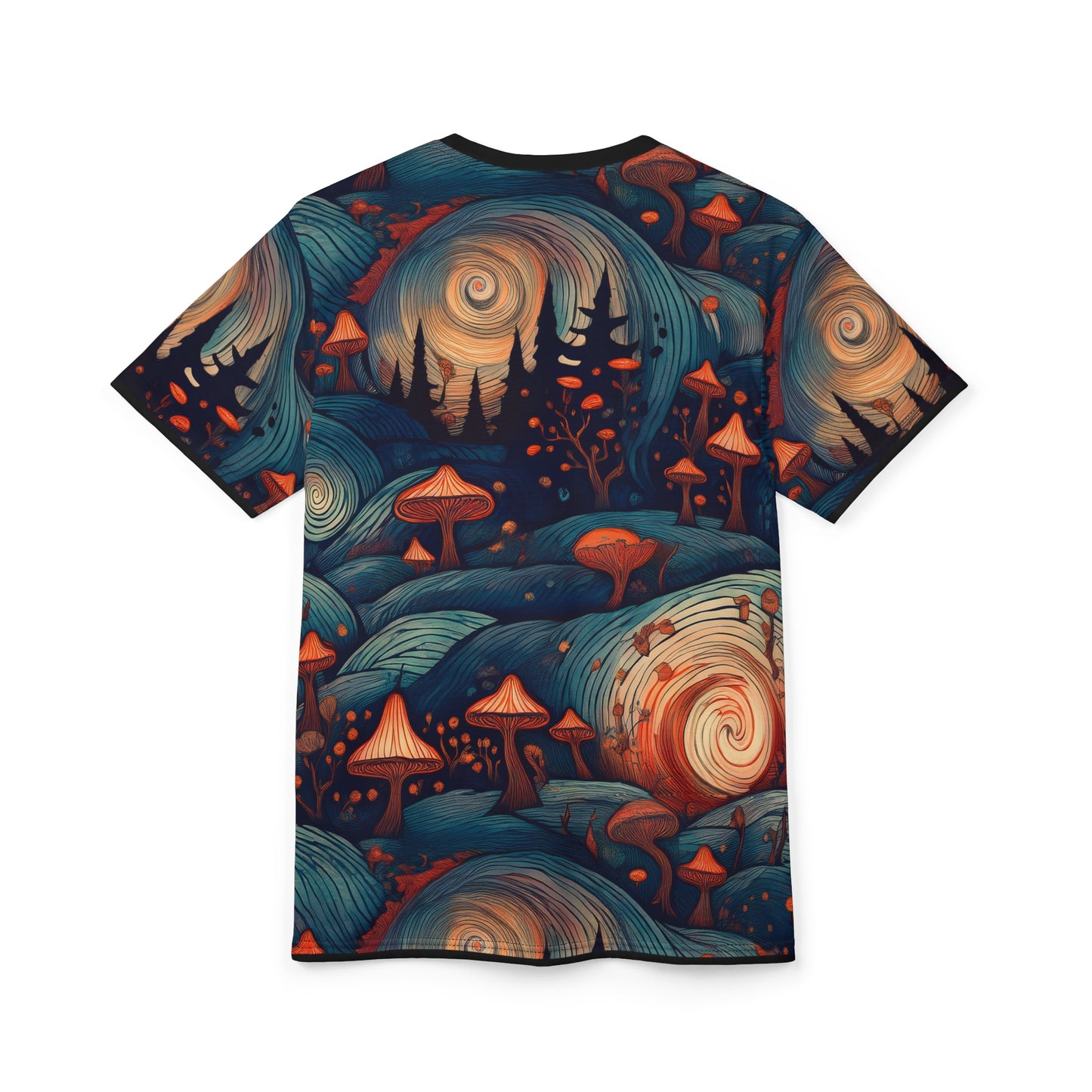 Psychedelic Mushroom Unisex Tee - Vibrant Art for Nature Lovers