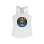 Tank Top, Rainbow Forest Hiking Adventure, Women's Workout Shirt, Nature Lover Gift, Sleeveless Tee, Summer Outdoor Clothing