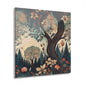 Acrylic Print - Winter Landscape Tree with Blossoms