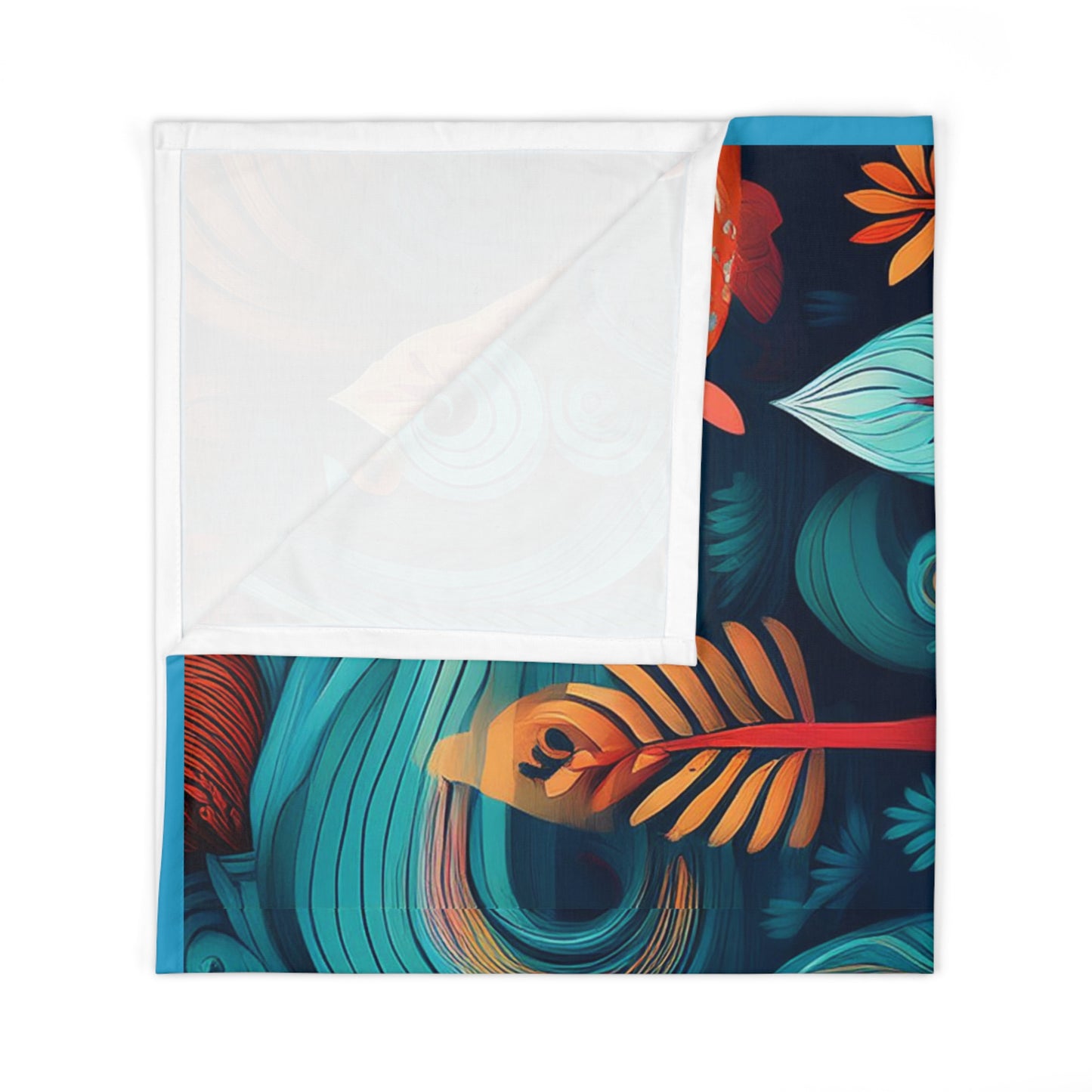 Baby Swaddle Blanket - Aqua Bears