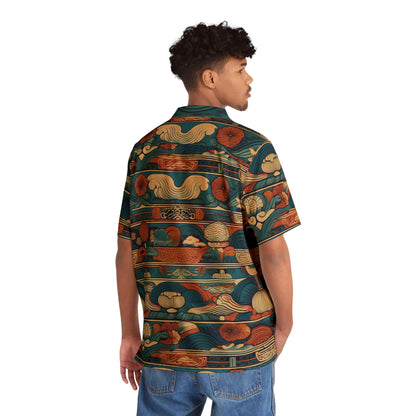 Tropical Vibes Men's Hawaiian Shirt - Perfect for Summer Luau Parties & Beach Days