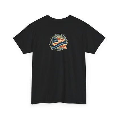 Progressive Patriot- Unisex Heavy Cotton Tee, Retro T-Shirt, Casual Wear, Gift for Activists, Independence Day, Protests, Everyday Apparel