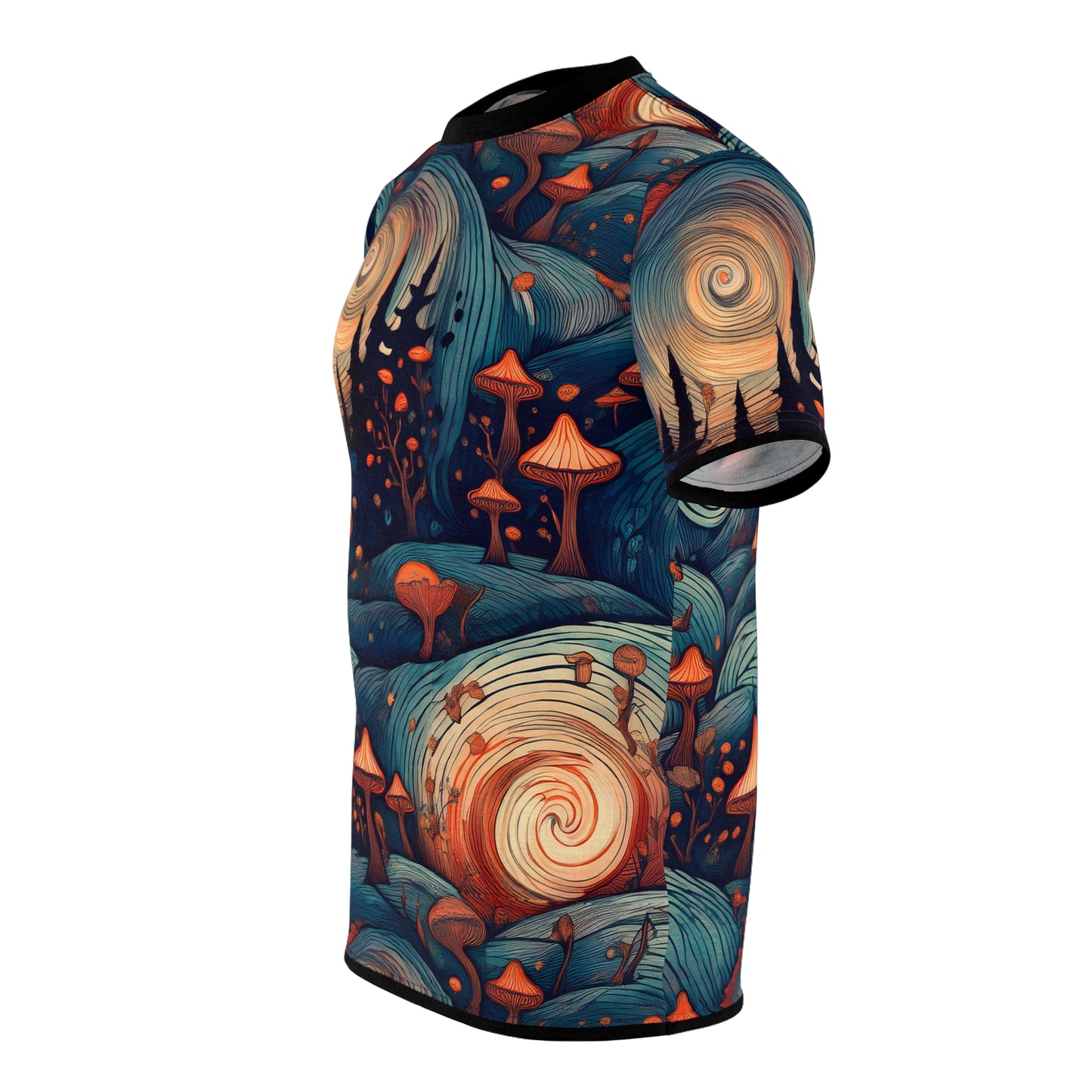 Psychedelic Mushroom Unisex Tee - Vibrant Art for Nature Lovers