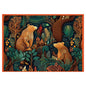 Nature-Inspired Bear Jigsaw Puzzle with Tin - Perfect for Family Fun and Gift-Giving
