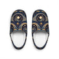 Cozy Space Men’s Indoor Slippers with Moon design