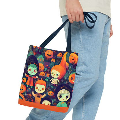 Halloween Trick-or-Treat Kids - Carry all Tote, Ideal for Parties, Eco-Friendly Reusable Shopper, Halloween Gift