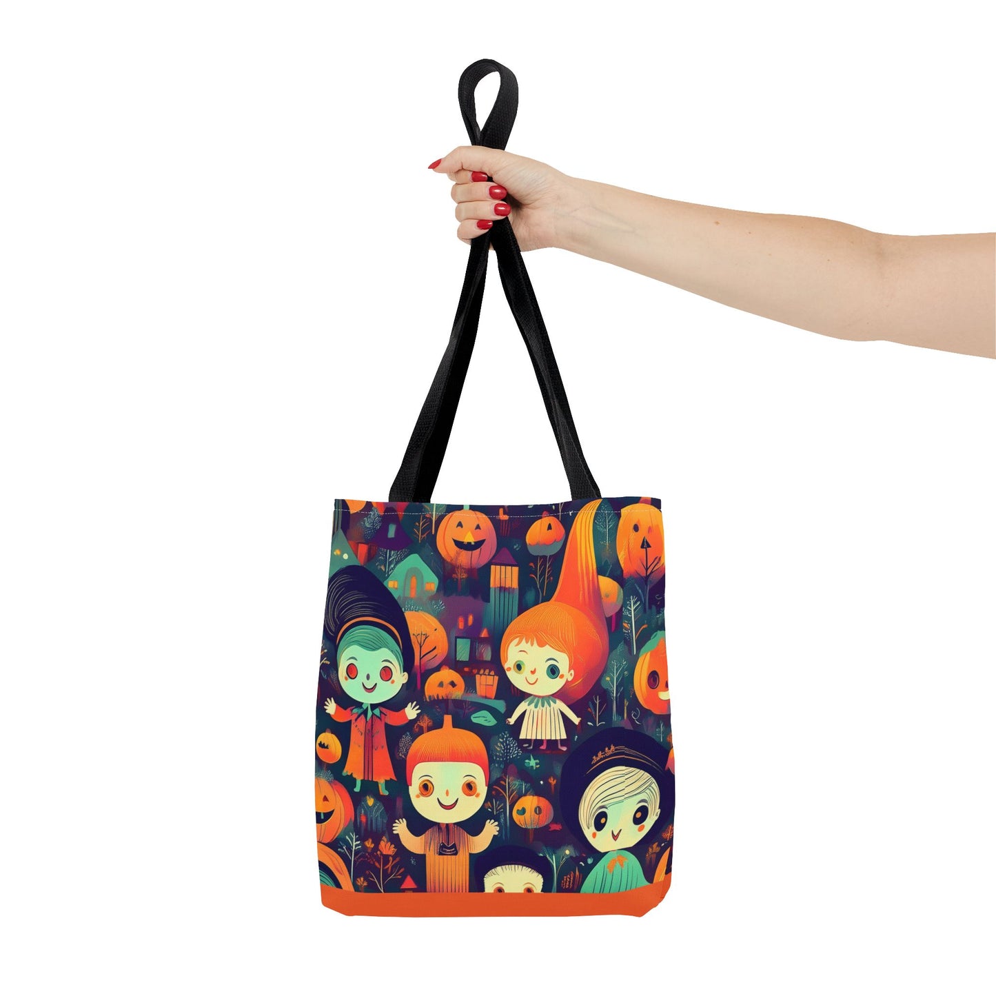 Halloween Trick-or-Treat Kids - Carry all Tote, Ideal for Parties, Eco-Friendly Reusable Shopper, Halloween Gift