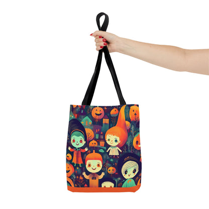 Halloween Trick-or-Treat Kids - Carry all Tote, Ideal for Parties, Eco-Friendly Reusable Shopper, Halloween Gift