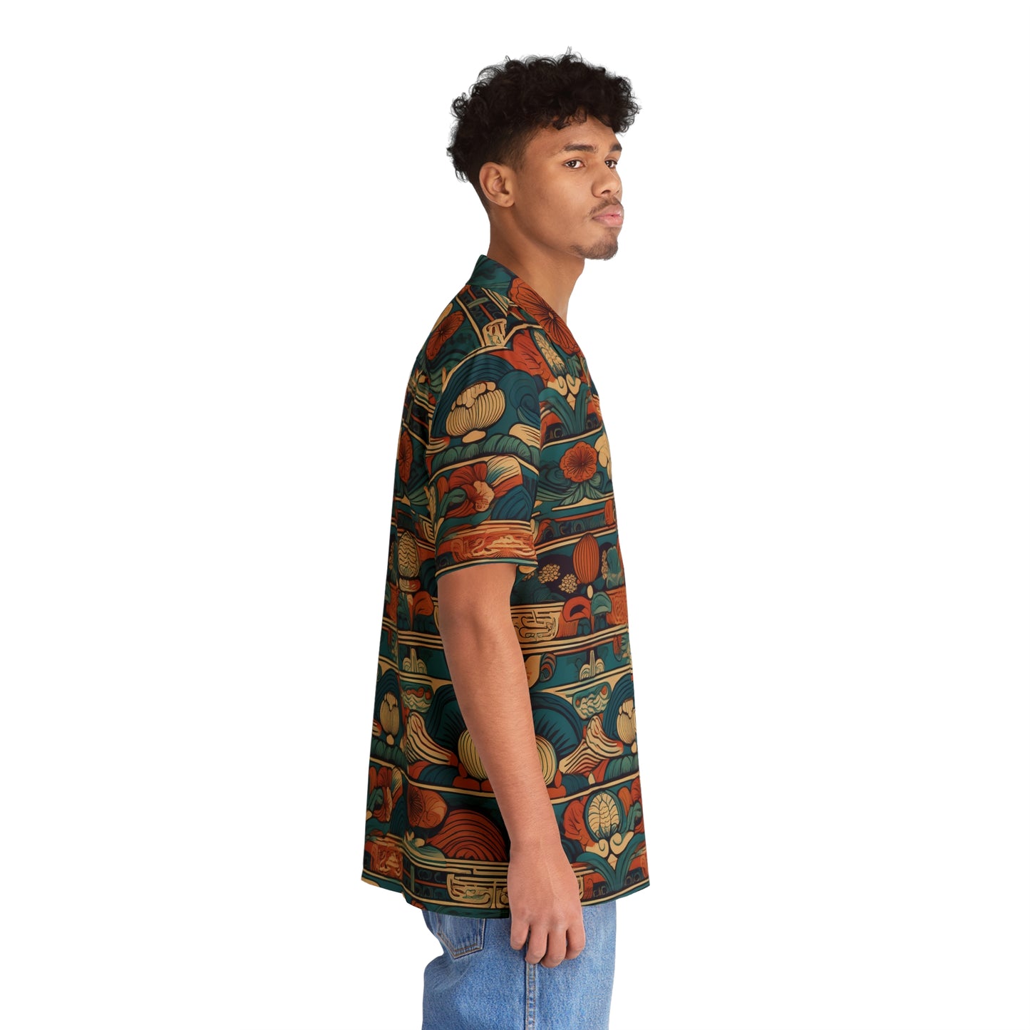 Tropical Vibes Men's Hawaiian Shirt - Perfect for Summer Luau Parties & Beach Days