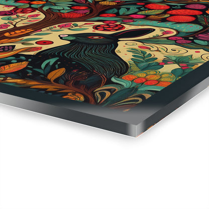 Acrylic Prints Surrealist Art Deco, Twin Rabbits