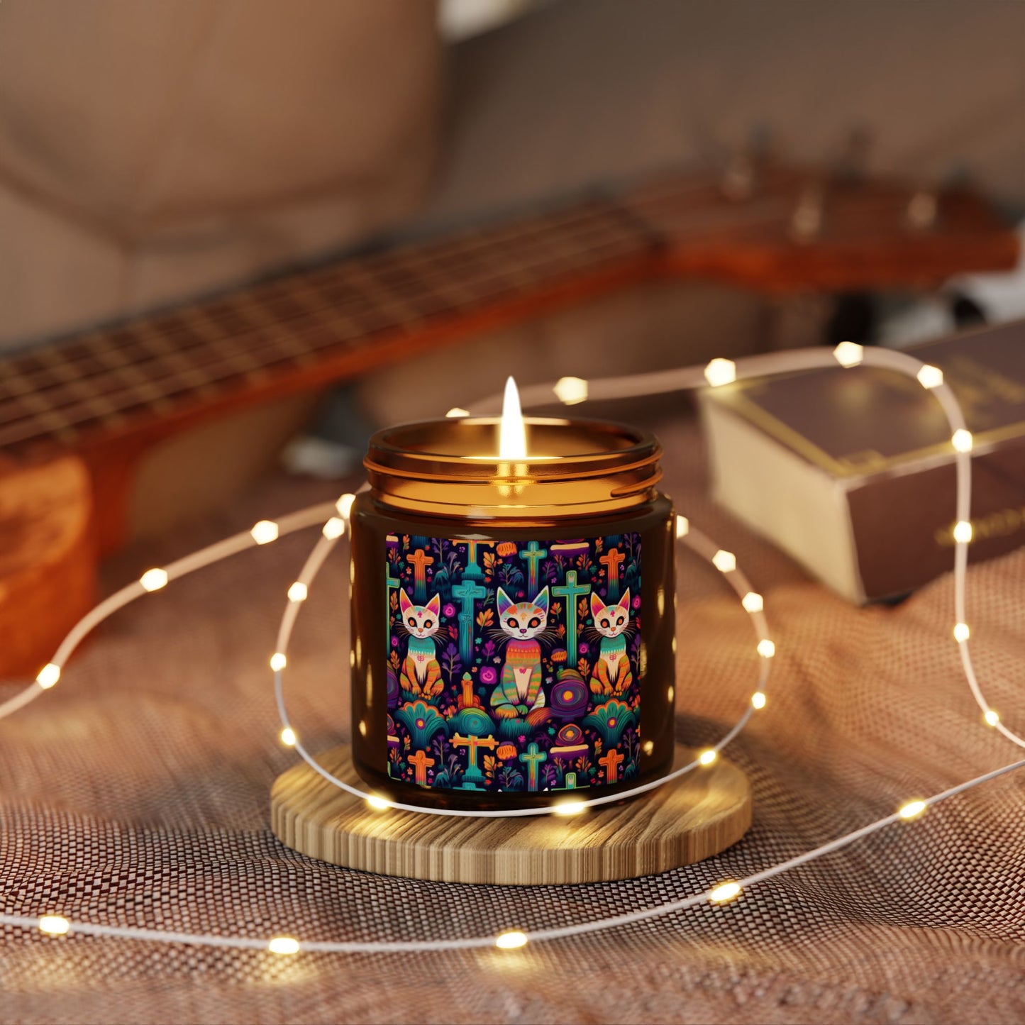 Soy Candle - Halloween Sematary For Cats