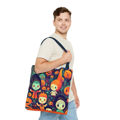 Halloween Trick-or-Treat Kids - Carry all Tote, Ideal for Parties, Eco-Friendly Reusable Shopper, Halloween Gift