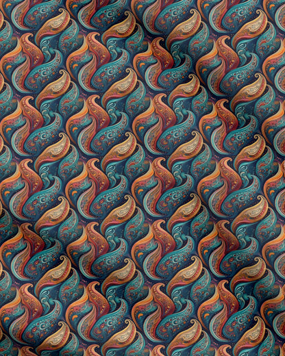 Vivid Paisley Shapes