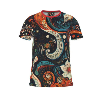 Cut and Sew All Over Print T-Shirt