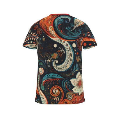 Cut and Sew All Over Print T-Shirt