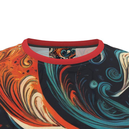Cut and Sew All Over Print T-Shirt