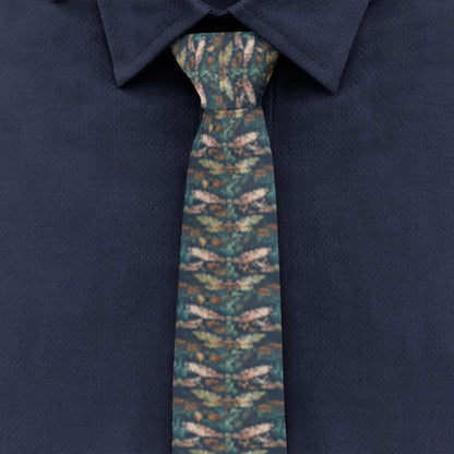 Unisex Tie, Forest Dragonflies