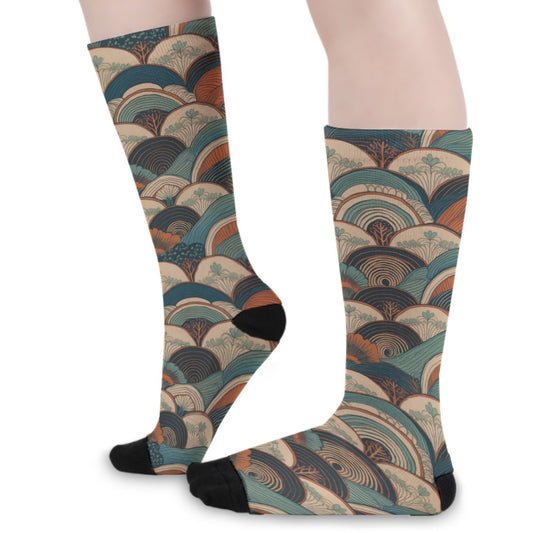 Unisex Long Socks -  Cool Hills