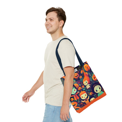 Halloween Trick-or-Treat Kids - Carry all Tote, Ideal for Parties, Eco-Friendly Reusable Shopper, Halloween Gift