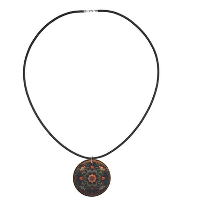 Wooden Pendant Necklace Organic