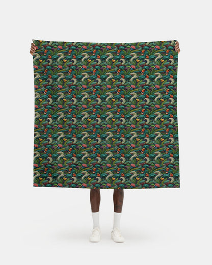 Frog and Blackberry Fabric Design