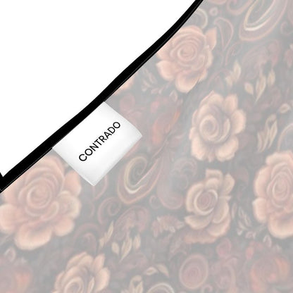 Halterneck Backless Dress, Vintage roses