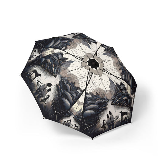 Chic Umbrella for Dog and Nature Lovers, Travel Companion, Rainy Day Essential, Gift for Outdoor Enthusiasts, Stylish Foldable Canopy