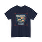 Progressive Patriot- Unisex Heavy Cotton Tee, Retro T-Shirt, Casual Wear, Gift for Activists, Independence Day, Protests, Everyday Apparel